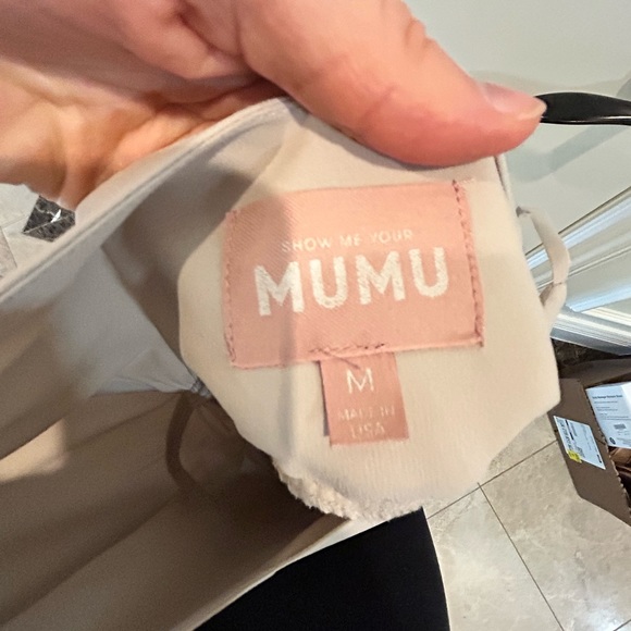 Show Me Your MuMu Faith Maxi Dress ~ Show Me The Ring Crisp - Picture 5 of 7